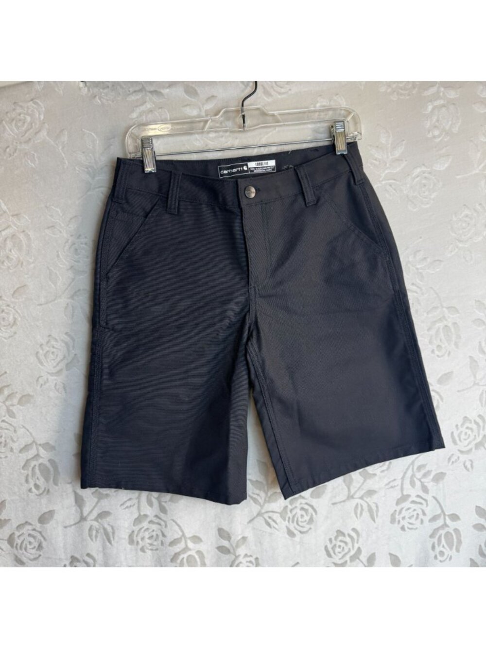 Carhartt Womens Utility Shorts 10" Rugged Flex Loose Fit Durable Workwear Size 4 - Picture 2 of 8